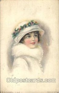 American Girl No. 98 Artist Signed Alice Luella Fidler (USA) 1925 light inter...