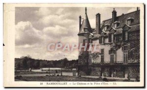 Old Postcard Rambouillet the castle and the room Water