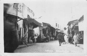 br104352 oran moorish market africa real photo algeria