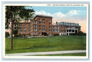 c1910's Madison General Hospital Building Madison Wisconsin WI Unposted Postcard