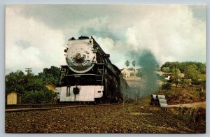 Railroad Locomotive Train Postcard - Southern Pacific Lines #4460