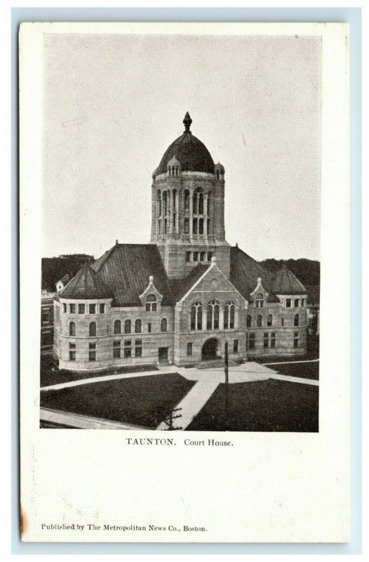 Postcard Court House, Taunton, Mass MA *Collection of N C Baker* F46