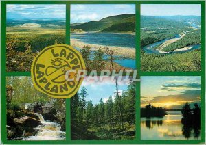 Postcard Modern Lappi Lapland Suomi Finland