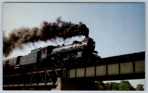 CPR 4-6-2 Steam Locomotive #1201, Science & Technology Museum, Ottawa Postcard
