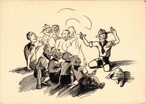 PC STORY TELLING SCOUTING BOY SCOUTS (a36453)