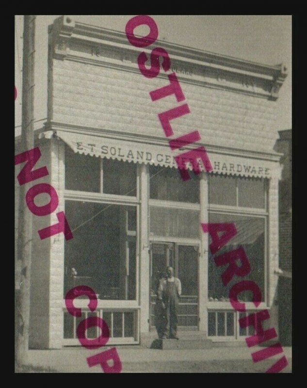 Canton MINNESOTA RPPC 1909 GENERAL STORE Advertising nr Mabel Harmony Preston