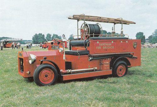 Fareham Fire Brigade Engine Postcard