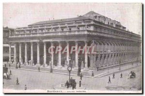 Bordeaux - Grand Theater - Old Postcard