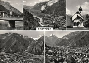 Postcard Mountains Bridges & Churches Building & Landscapes Erstfeld Switzerland