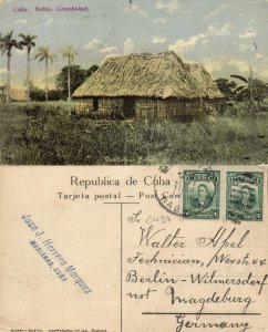 cuba, Bohio, Country Hut (1913) Postcard