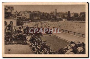 Old Postcard Dinard La Plage for the Municipal Casino