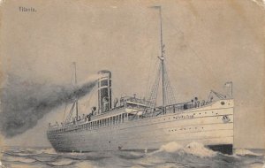 Titania Finland SS Co Ship Postal Used Unknown, Missing Stamp 