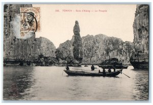 1912 Bay of Along La Poupee Tonkin Vietnam Antique Posted Indo China Postcard