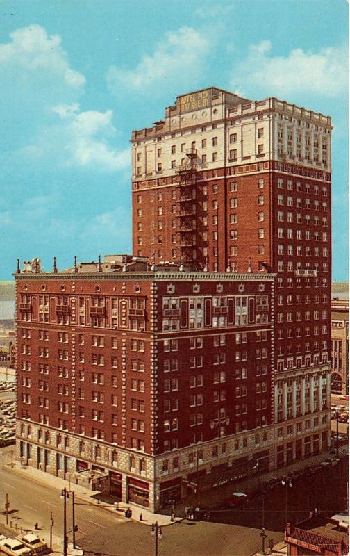 Detroit Michigan~Pick-Fort Shelby Hotel & Grill~Tiger Bar~Java Room~50s Postcard