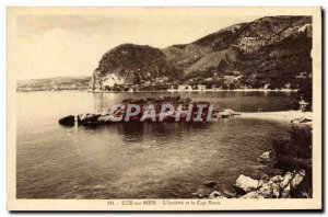 Old Postcard Eze sur Mer L & # 39Isolette and Cape Roux