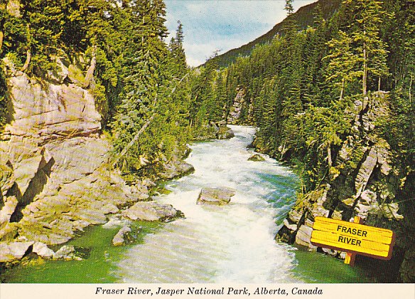 Canada Fraser River Jasper National Park Alberta