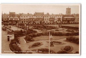 Bognor Regis West Sussex England Vintage RPPC Real Photo Waterloo Square Gardens