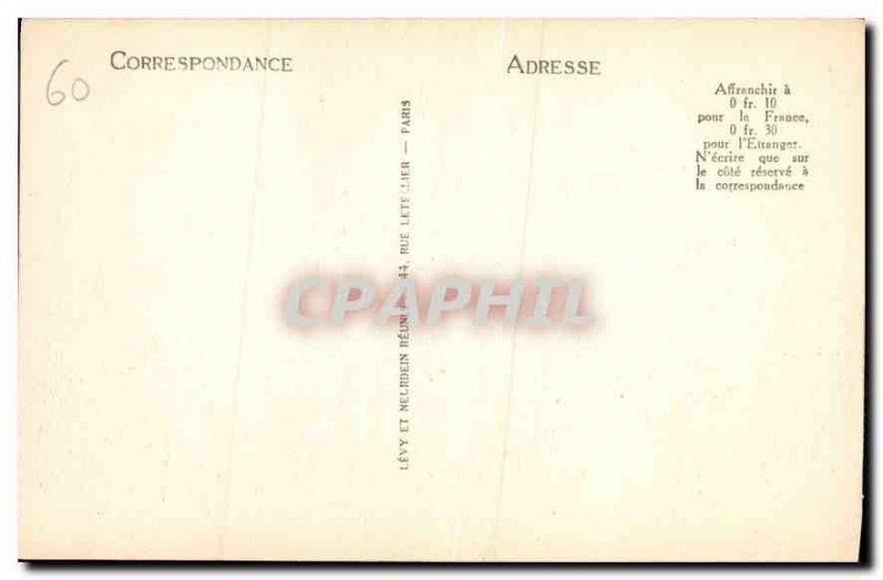 Old Postcard Pierrefonds Chateau Cote Sud