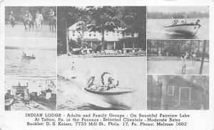 Indian Lodge Hotel Philadelphia, Pennsylvania PA Postcard
