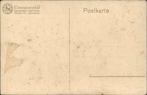 Continental Pneumatic Tires Motorcycle & Hunter - Rabbit c1915 Postcard