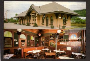 VT Windsor Railroad Train Station Depot Restaurant Vermont Postcard