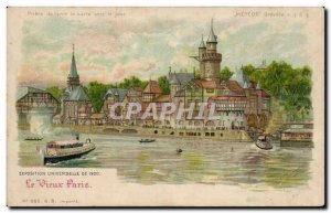 Postcard Old Paris Universal Exhibition of 1900 Old Paris