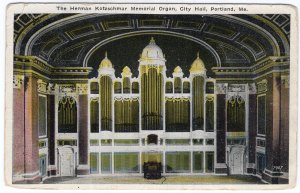 Portland, Me, The Herman Kotzschmar Memorial Organ, City Hall