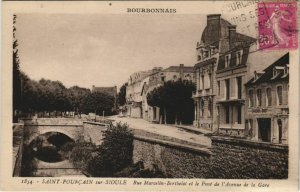 CPA SAINT-POURCAIN-sur-SIOULE Rue Marcelin-Berhelot - Pont (1200075)