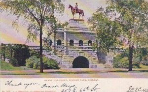 Illinois Chicago Grant Monument Lincoln Park 1907