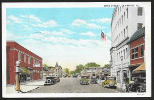 York Street Elmhurst Illinois Used c1934