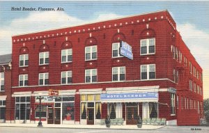 J53/ Florence Alabama Postcard c1930-50s Linen Hotel Reeder  257