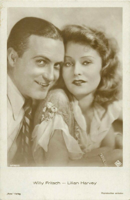 Actors Willy Fritsch & Lilian Harvey