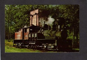 NC Bear Creek Junction Railroad Train Graham Ct 1923 North Carolina Postcard
