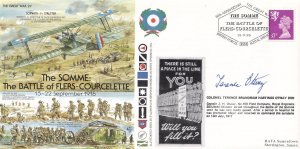 Battle Somme Terence Otway Ulster Royal Engineers WW1 Hand Signed FDC