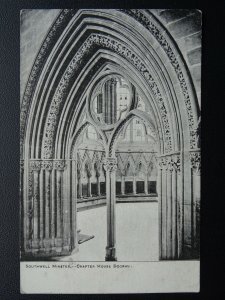 SOUTHWELL MINSTER Chapter House Doorway c1905 SOUTHWELL DUPLEX 542 PM Postcard