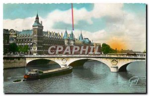 Old Postcard Paris and its wonders Seine the Pont au Change and the Palace of...