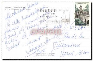 Modern Postcard Dieppe L & # 39Esplanade and Hotels