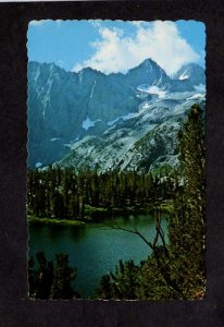 CA Fourth Lake View Mt Sill Palisade Glacier Big Pine California Postcard