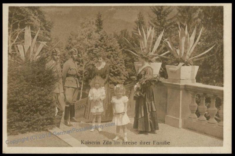 Austria WWI Kaiserin Zita Wife Kaiser Karl Franz Joseph Successor  RPPC 65716