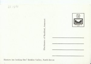  Devon Postcard - Hunters Inn Looking Thro' Heddon Valley - Ref 9572A 