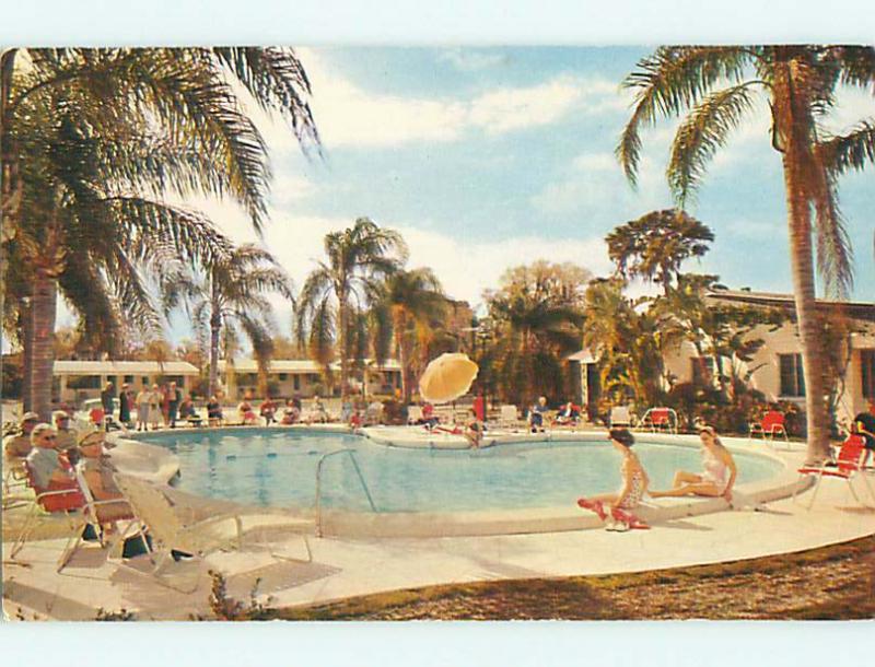 Unused Pre-1980 COCOANUT GROVE MOTEL St. Saint Petersburg FL u0261