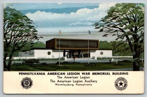 Pennsylvania  American Legion War Memorial Building  Warmleysburg   Postcard