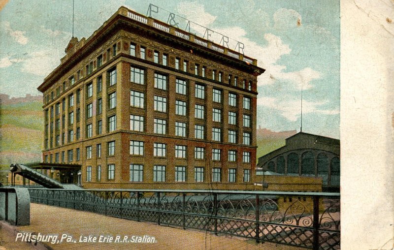 PA - Pittsburgh. Lake Erie Railroad Station