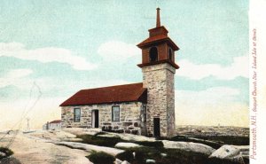 Vintage Postcard Gosport Church Bldg. Star Island Isle of Shoals Portsmouth N.H.