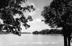 Manawa Wisconsin Bear Lake Real Photo Antique Postcard K100219