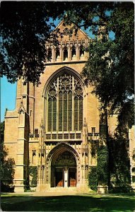 Princeton New Jersey NJ Princeton University Chapel Plastichrome Postcard UNP 