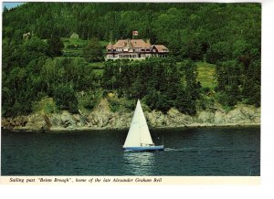 Sailing Past Beinn Bhreagh, Alexander Bell, Baddeck, Cape Breton, Nova Scotia