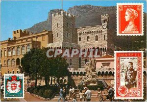 Modern Postcard Principality of Monaco Palace of Monaco HSH Prince and the Co...