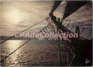 Postcard Modern Brittany color bowsprit of the Belle Poule