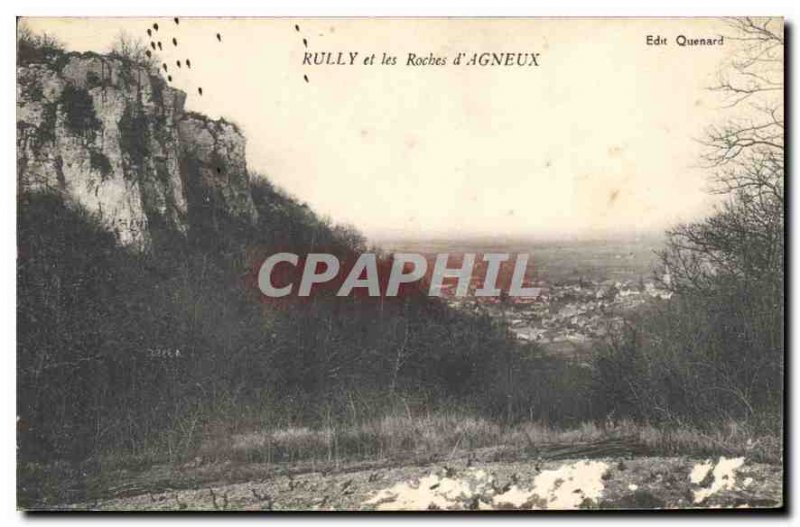 Postcard Old Rully and Rocks Agneux